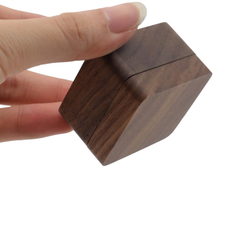 Geesatis Guitar Pick Box Storage Wooden Guitar Picks Case Holder Organizer for Guitarist Musician Gift, 1 Pcs - Image 4